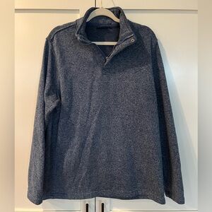 Beverly Hills Polo Club Blue Quarter Zip Pullover Sweater | Men’s XL